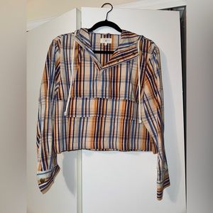 Lou and Grey Plaid Hooded Jacket